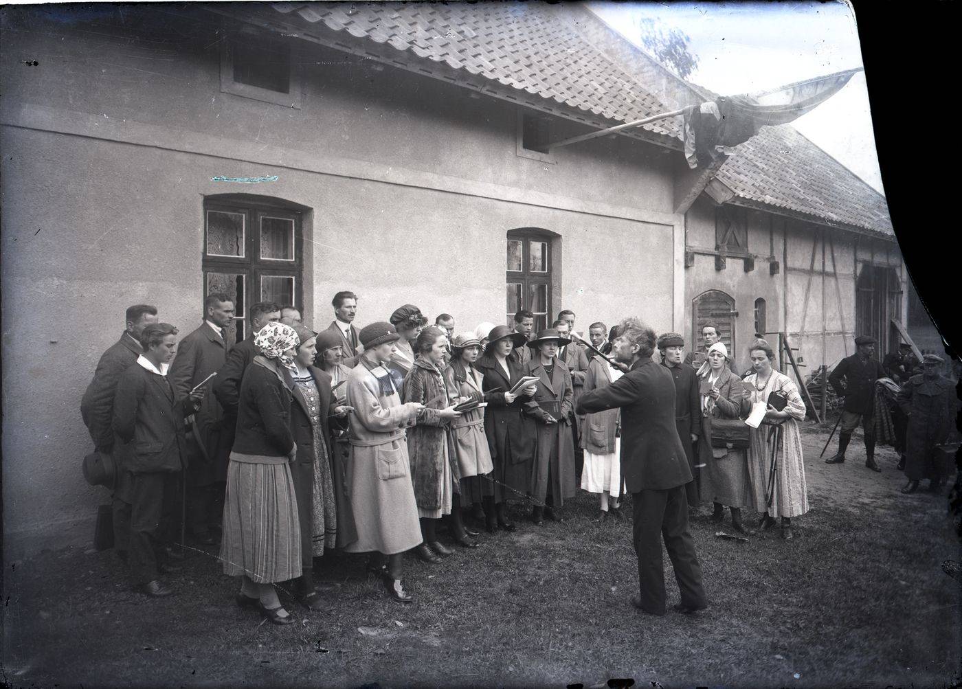 Vydūnas repetuoja su choru